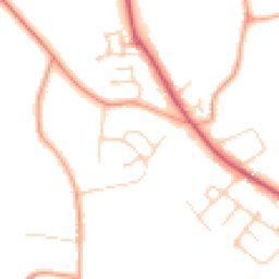 Daytime road noise heatmap for OX13 6DS