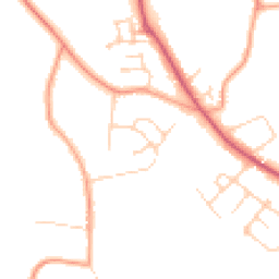 Daytime road noise heatmap for OX13 6DT