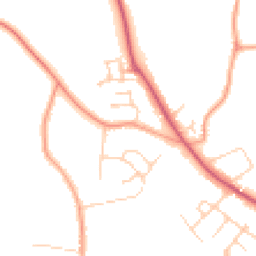 Daytime road noise heatmap for OX13 6DW