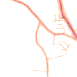 Daytime road noise heatmap for OX13 6DY