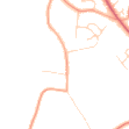 Daytime road noise heatmap for OX13 6EB