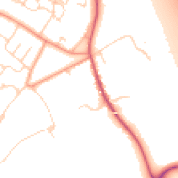 Daytime road noise heatmap for OX13 6FB