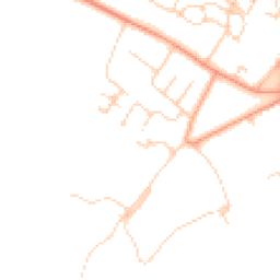 Daytime road noise heatmap for OX13 6FG