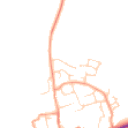 Daytime road noise heatmap for OX13 6FJ