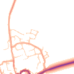 Daytime road noise heatmap for OX13 6FR