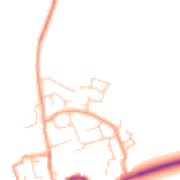 Daytime road noise heatmap for OX13 6FS