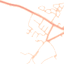 Daytime road noise heatmap for OX13 6GD