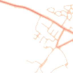 Daytime road noise heatmap for OX13 6GF