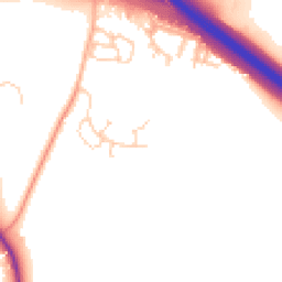 Daytime road noise heatmap for OX13 6GH