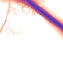 Daytime road noise heatmap for OX13 6GQ