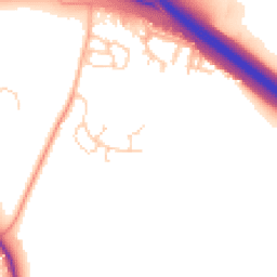 Daytime road noise heatmap for OX13 6GZ