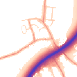 Daytime road noise heatmap for OX13 6JF