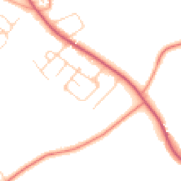 Daytime road noise heatmap for OX13 6LB