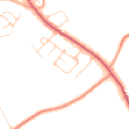 Daytime road noise heatmap for OX13 6LD