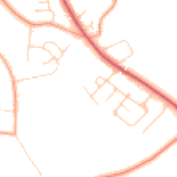 Daytime road noise heatmap for OX13 6LE