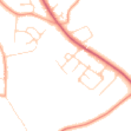 Daytime road noise heatmap for OX13 6LF