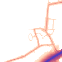 Daytime road noise heatmap for OX13 6LT