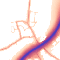 Daytime road noise heatmap for OX13 6LW