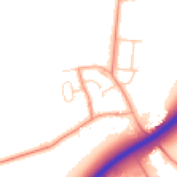 Daytime road noise heatmap for OX13 6LX