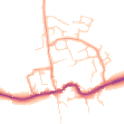 Daytime road noise heatmap for OX13 6NJ