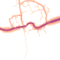 Daytime road noise heatmap for OX13 6PF