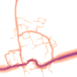 Daytime road noise heatmap for OX13 6PN