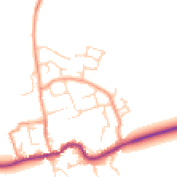 Daytime road noise heatmap for OX13 6PW