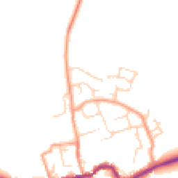 Daytime road noise heatmap for OX13 6QA