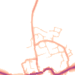 Daytime road noise heatmap for OX13 6QB