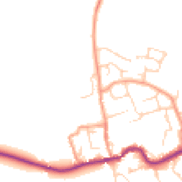 Daytime road noise heatmap for OX13 6QD