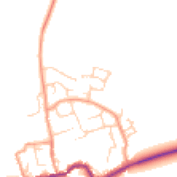 Daytime road noise heatmap for OX13 6QP