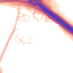Daytime road noise heatmap for OX13 6RJ