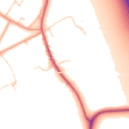 Daytime road noise heatmap for OX13 6RY