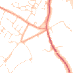 Daytime road noise heatmap for OX13 6SE