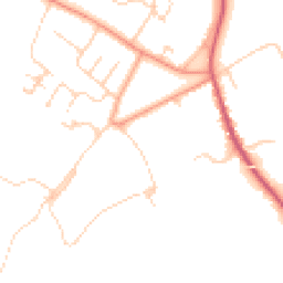 Daytime road noise heatmap for OX13 6SG