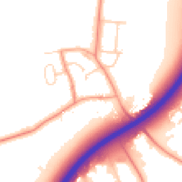 Daytime road noise heatmap for OX13 6UB