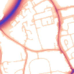 Daytime road noise heatmap for OX14 1BJ