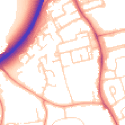 Daytime road noise heatmap for OX14 1BL