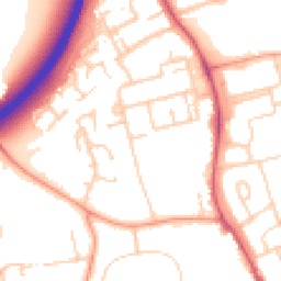 Daytime road noise heatmap for OX14 1BP
