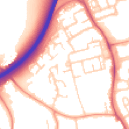 Daytime road noise heatmap for OX14 1BW
