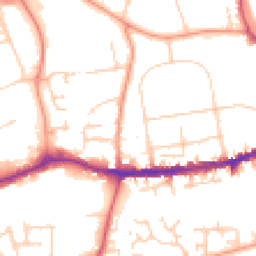 Daytime road noise heatmap for OX14 1DG