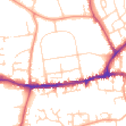 Daytime road noise heatmap for OX14 1DR