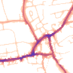 Daytime road noise heatmap for OX14 1EA