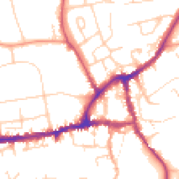 Daytime road noise heatmap for OX14 1EE