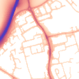 Daytime road noise heatmap for OX14 1HS