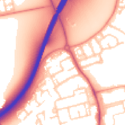 Daytime road noise heatmap for OX14 1JY