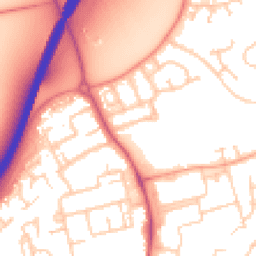 Daytime road noise heatmap for OX14 1LA