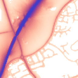 Daytime road noise heatmap for OX14 1RS