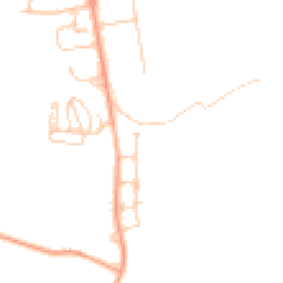 Daytime road noise heatmap for OX14 2AY