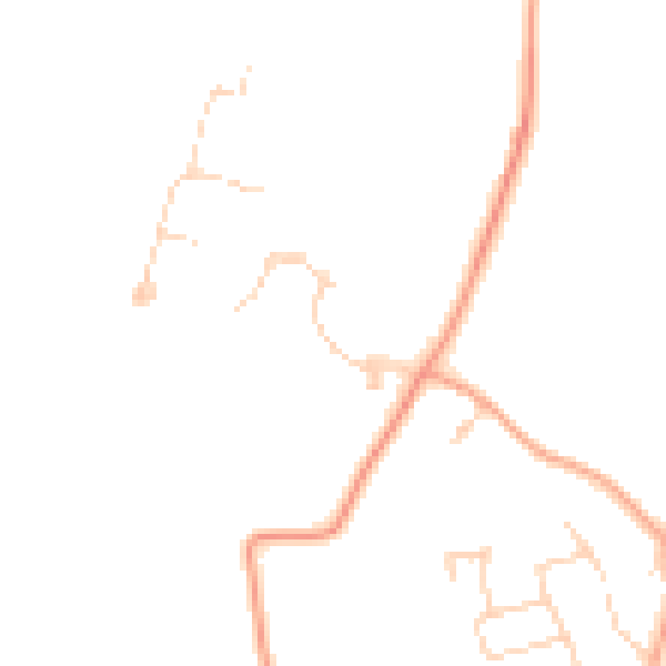 Daytime road noise heatmap for OX14 2HU